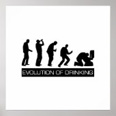 Evolution des Trinkens Poster (Vorne)