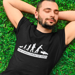Evolution des Vaters - Vatertag T-Shirt