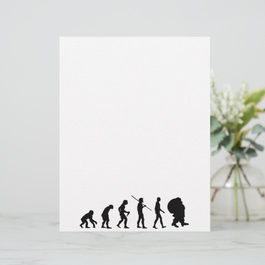 Evolution des Weihnachtsmannes (Stehend Vorderseite)