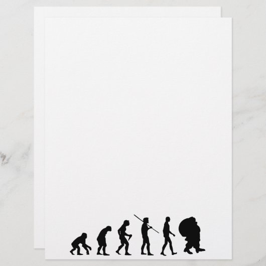 Evolution des Weihnachtsmannes (Vorne/Hinten)