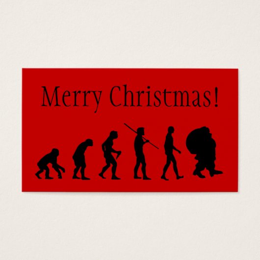 Evolution des Weihnachtsmannes (Vorderseite)