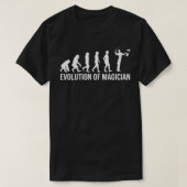 Evolution des Zaubers Schnurrbart  T-Shirt (Design vorne)