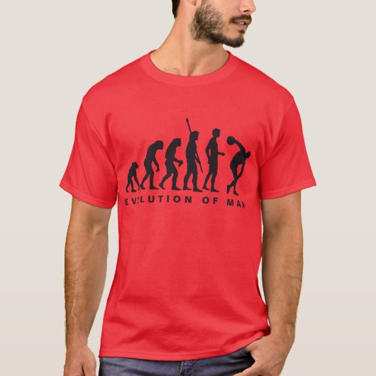 evolution discus thrower T-Shirt (Vorderseite)