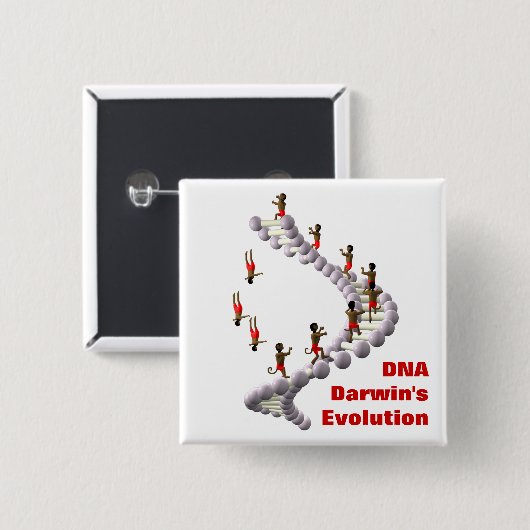 Evolution DNA Darwins Button (Vorne & Hinten)