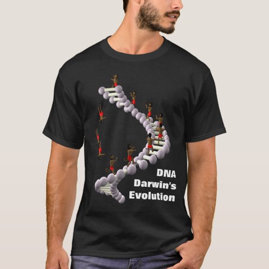 Evolution DNA Darwins T-Shirt (Vorderseite)