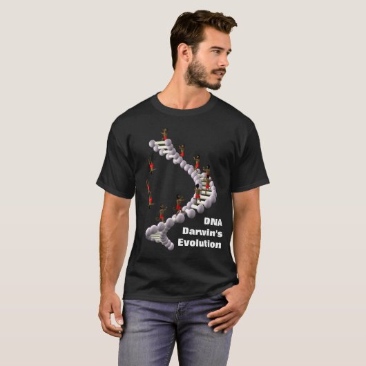 Evolution DNA Darwins T-Shirt (Vorne ganz)