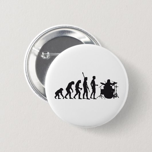 evolution drummer button (Vorne & Hinten)
