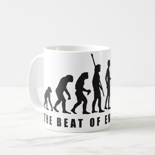 evolution drummer kaffeetasse (Vorderseite Links)