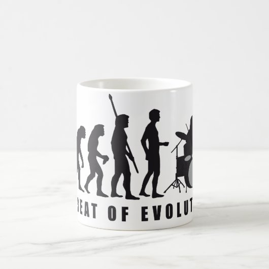evolution drummer kaffeetasse (Mittel)