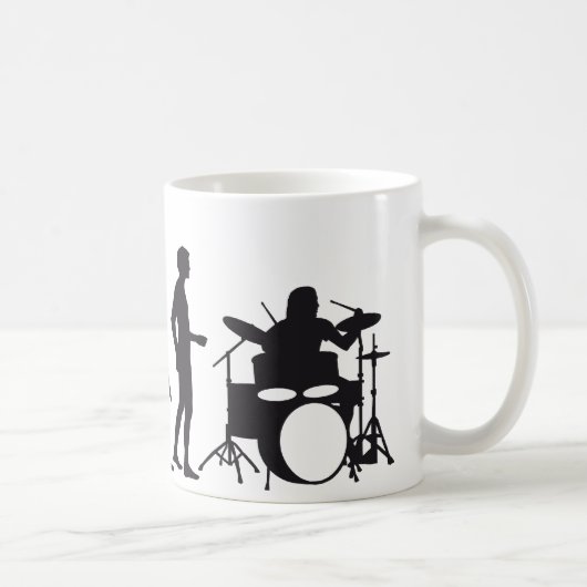 evolution drummer kaffeetasse (Rechts)