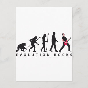 Evolution E-Gitarre Postkarte
