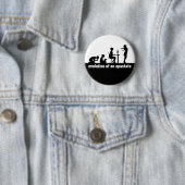 "Evolution eines Apostaates" Button (Beispiel)