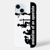 "Evolution eines Apostaates" Case-Mate iPhone Hülle (Rückseite)