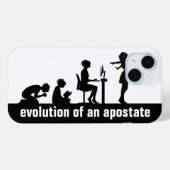 "Evolution eines Apostaates" Case-Mate iPhone Hülle (Rückseite (Horizontal))