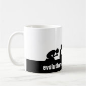 "Evolution eines Apostaates" Kaffeetasse (Links)
