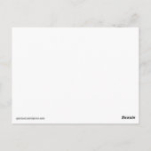 "Evolution eines Apostaates" Postkarte (Rückseite)