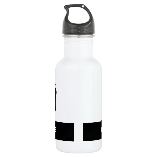 "Evolution eines Apostaates" Trinkflasche (Rückseite)