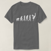 Evolution eines Breakdancers Funny Dancing gift T-Shirt (Design vorne)
