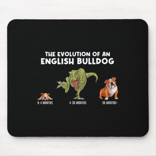 Evolution eines Bulldog-Mama-Fun Bulldog Mousepad (Vorne)