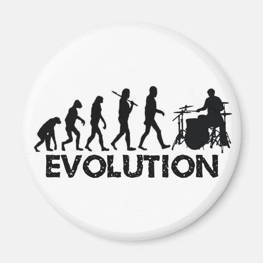 Evolution eines Drummers Magnet (Vorne)