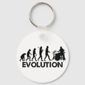 Evolution eines Drummers Schlüsselanhänger (Vorderseite)