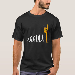 Evolution eines Elektroingenieurs von Lineman für T-Shirt