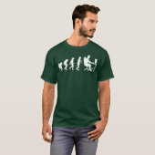 Evolution eines Gamers Lustiges Gaming-Geschenk T-Shirt (Vorne ganz)