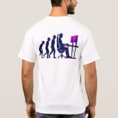 Evolution eines Gamers & Rage Quit - Doppelseitige T-Shirt (Rückseite)