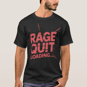 Evolution eines Gamers & Rage Quit - Doppelseitige T-Shirt