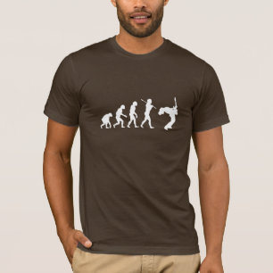 Evolution eines Gitarren-Spielers T-Shirt