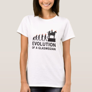 Evolution eines Glaswegian T-Shirts (Glasgow)