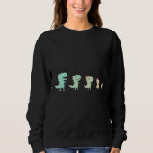 Evolution eines Hühners Sweatshirt (Vorderseite)