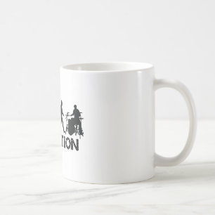 Evolution eines Schlagzeugers Kaffeetasse