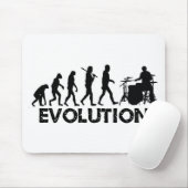 Evolution eines Schlagzeugers Mousepad (Mit Mouse)