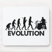 Evolution eines Schlagzeugers Mousepad (Vorne)