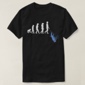 Evolution eines Scuba Diver Divemaster Schnorchels T-Shirt (Design vorne)