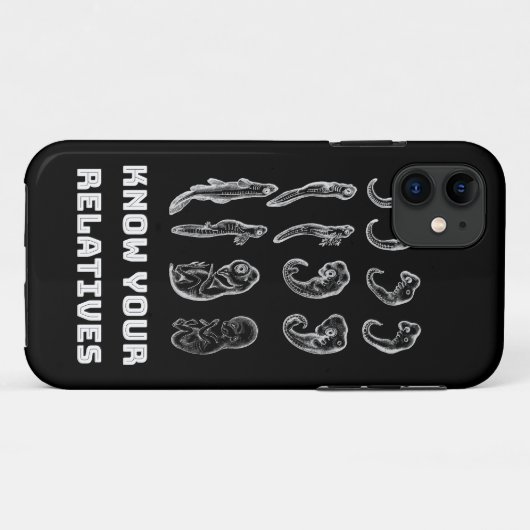 Evolution Embryogenese Case-Mate iPhone Hülle (Rückseite (Horizontal))