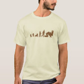 Evolution Erbrechen Alkohol Chiotte Körperpflege H T-Shirt (Vorderseite)