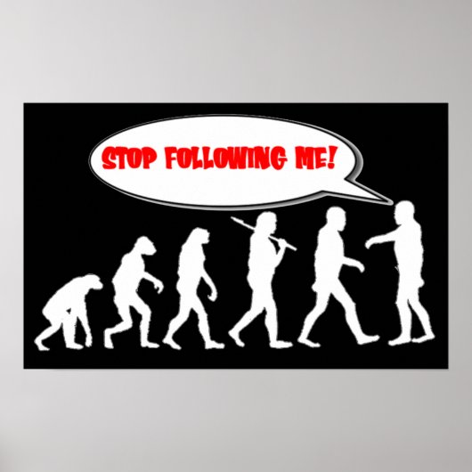 Evolution / Erstellungsstopp Poster (Vorne)