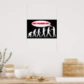 Evolution / Erstellungsstopp Poster (Küche)