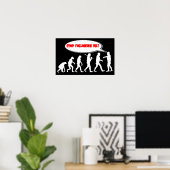 Evolution / Erstellungsstopp Poster (Heimbüro)