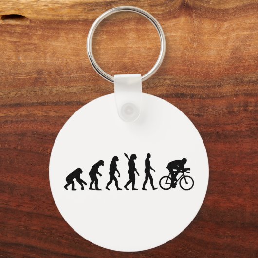 Evolution Fahrrad Schlüsselanhänger (Vorderseite)