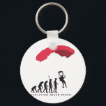 Evolution Fallschirm Schlüsselanhänger<br><div class="desc">Evolution Fallschirm</div>