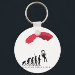 Evolution Fallschirm Schlüsselanhänger<br><div class="desc">Evolution Fallschirm</div>