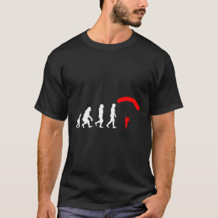 Evolution Fallschirmspringen Lustiges Geschenk Für T-Shirt