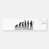 evolution farmer autoaufkleber (Vorne)