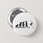 evolution female badminton player button (Vorne & Hinten)