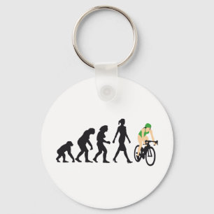 evolution female bicacle racer schlüsselanhänger