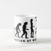 evolution female handball kaffeetasse (Mittel)
