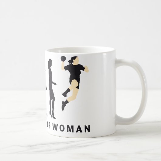 evolution female handball kaffeetasse (Rechts)